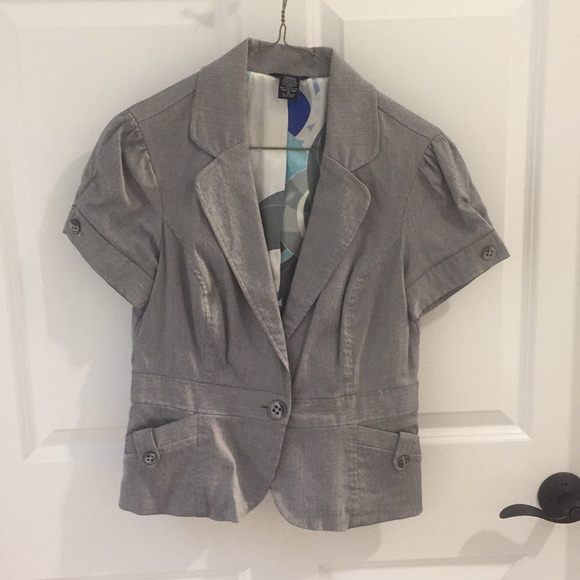 Short sleeve blazer, lined - Picture 1 of 2